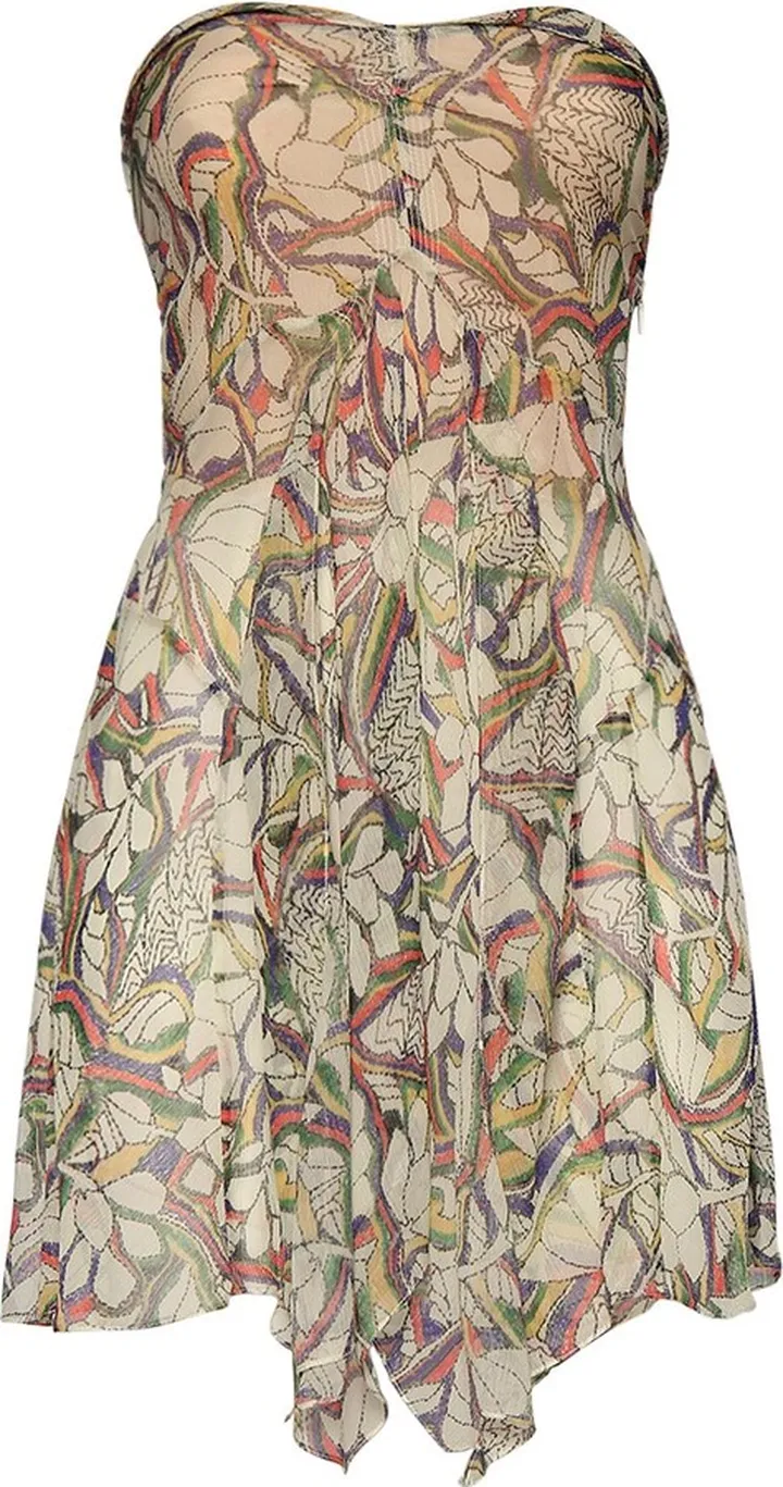Louane printed silk mini dress