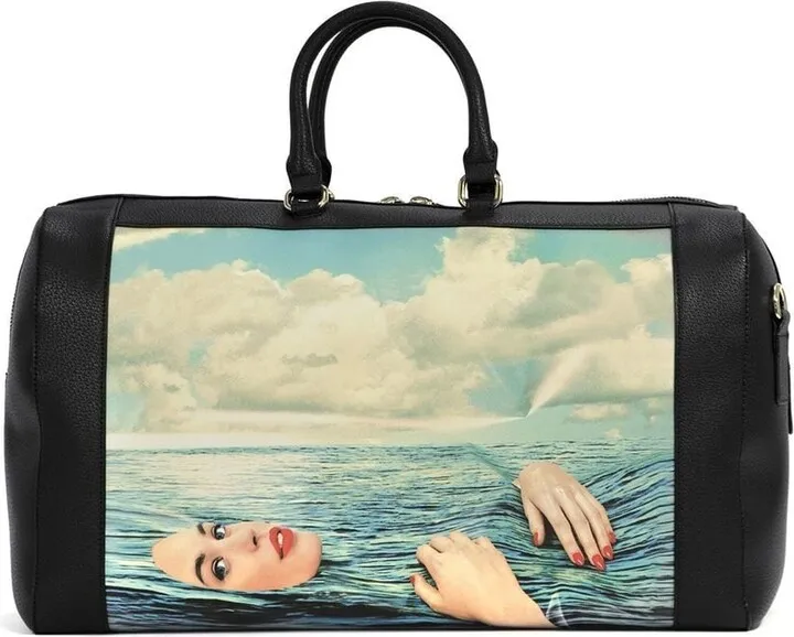 Graphic Print Holdall Bag