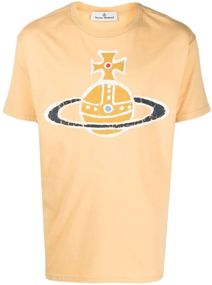 Orb-print short-sleeve T-shirt