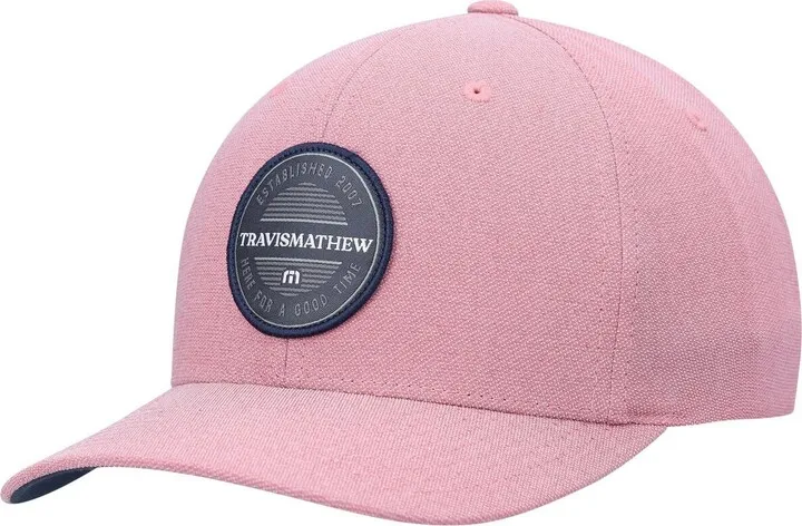 Men's Travis Mathew Heathered Red Ten to Two Flex Hat