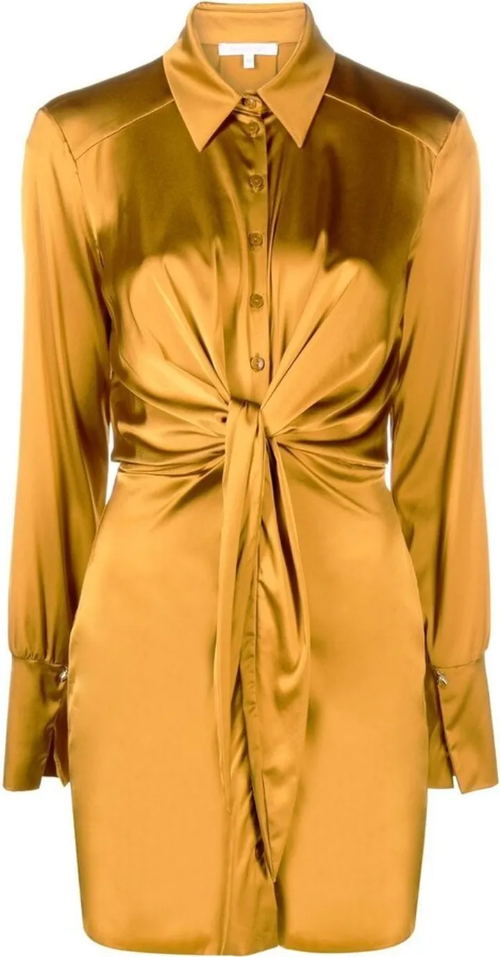 Knot Detail Shirt Dress