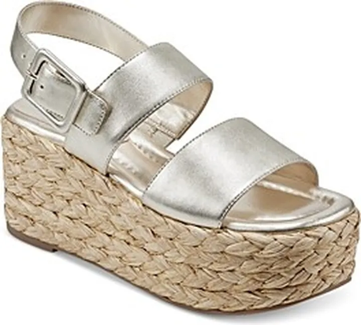 Marc Fisher Ltd. Women's Patryce Ankle Strap Espadrille Platform Wedge Sandals