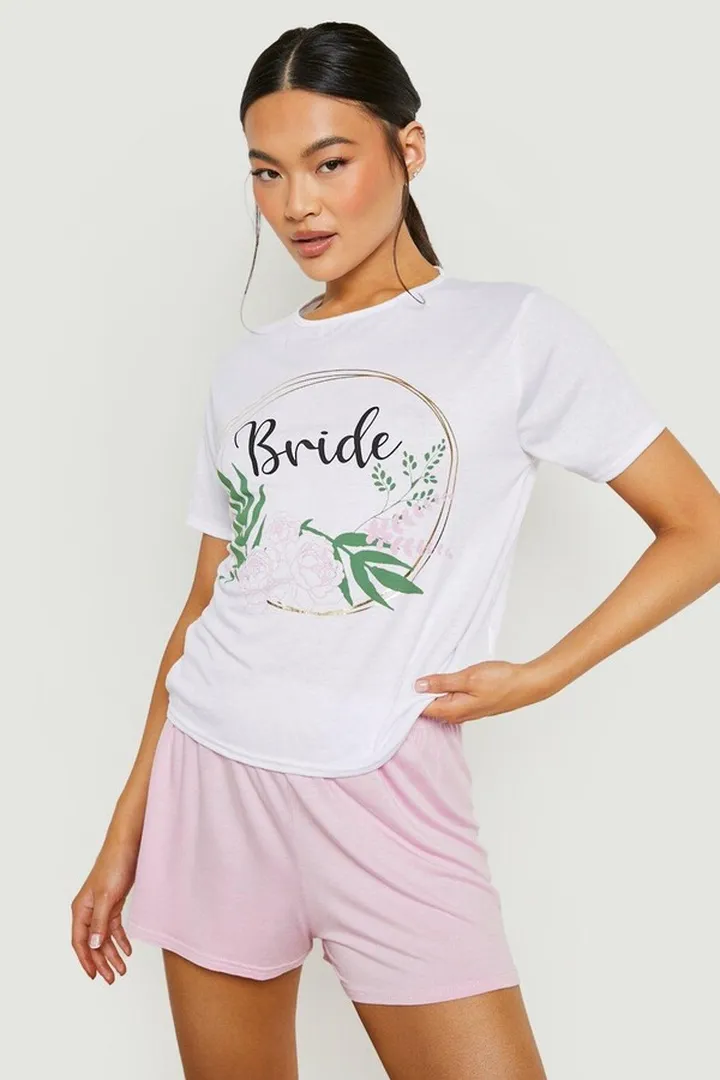Bride Pj Short Set