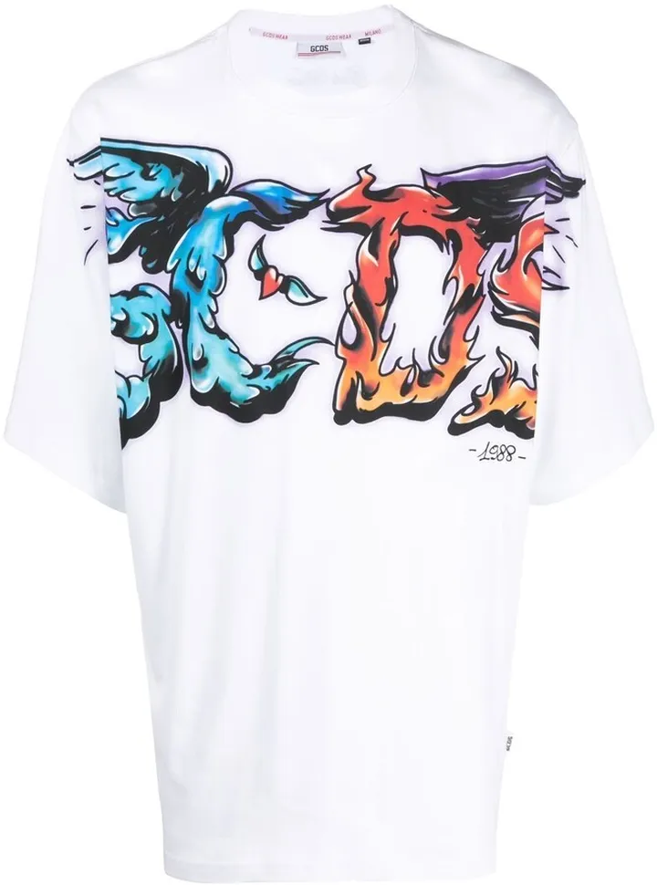 logo-print T-shirt