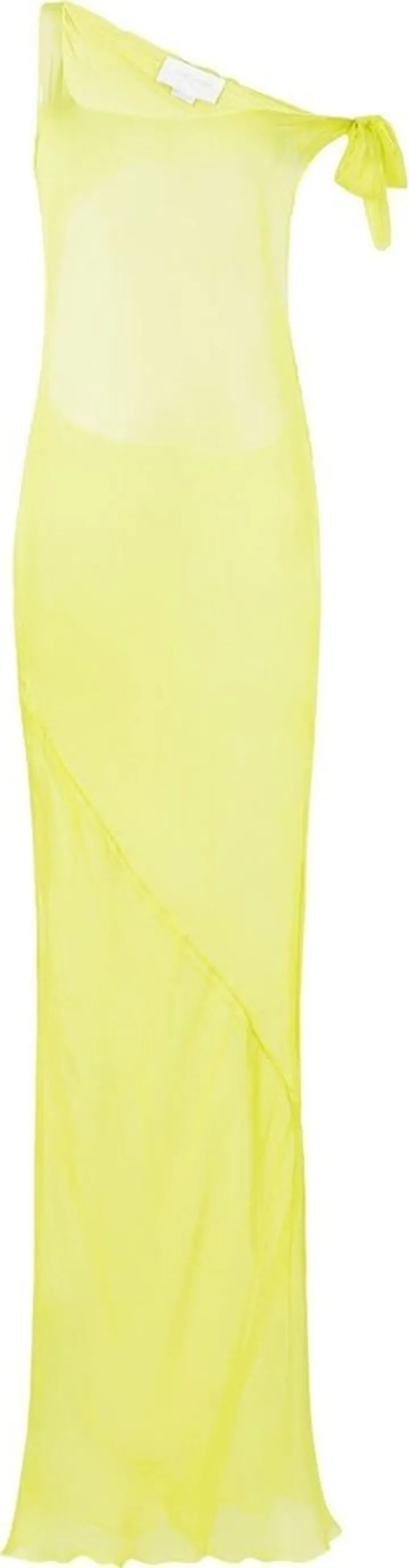 The Citrus bias-cut silk chiffon dress