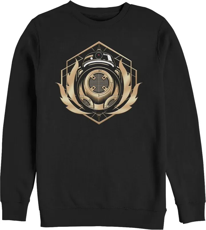 Men's Star Wars The Last Jedi BB-9E Flames Sweatshirt - Black - Small