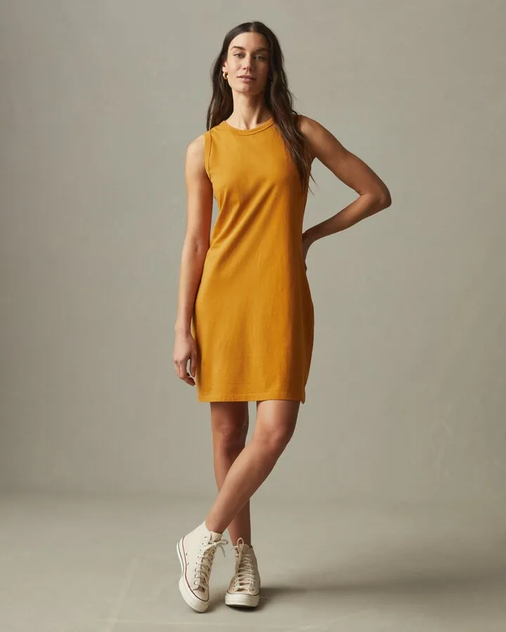 Muscle Tee Dress - Inca Gold