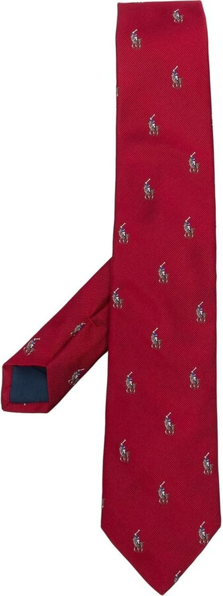 Logo-Embroidered Silk Tie
