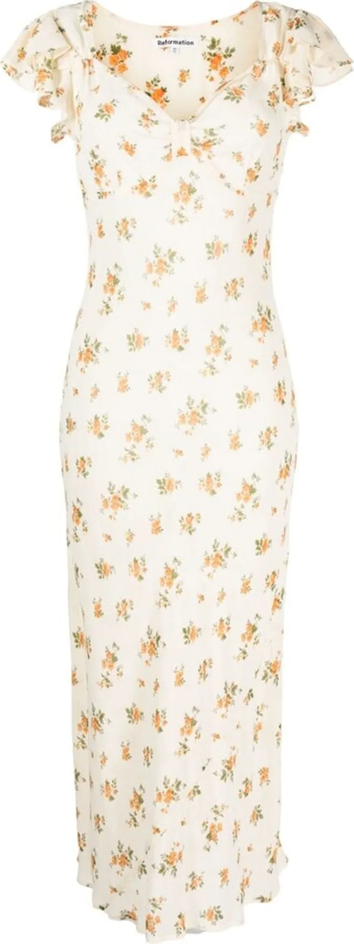 Lisola floral-print midi dress