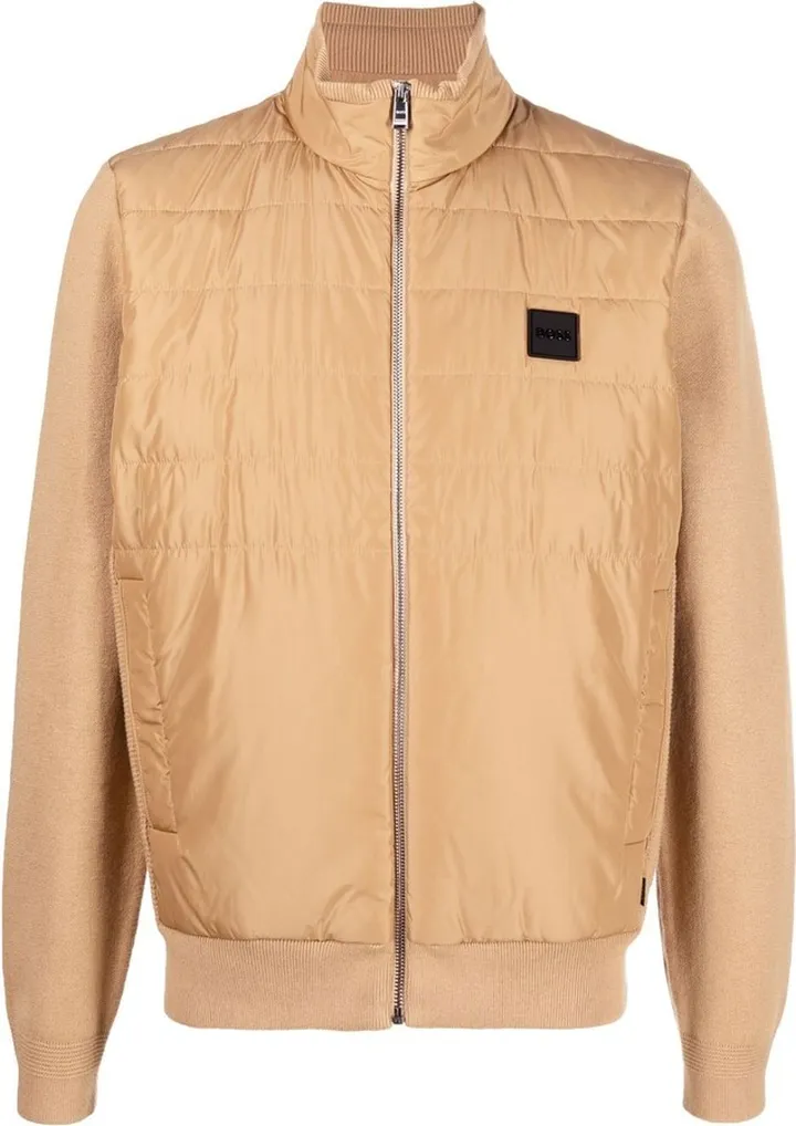 Logo-Patch Padded Bomber Jacket
