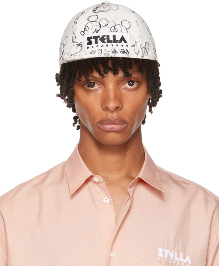 Stella McCartney Off-White Fantasia Mickey Cap
