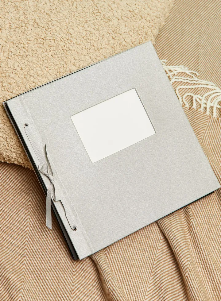 Large Window Silver Photo Album