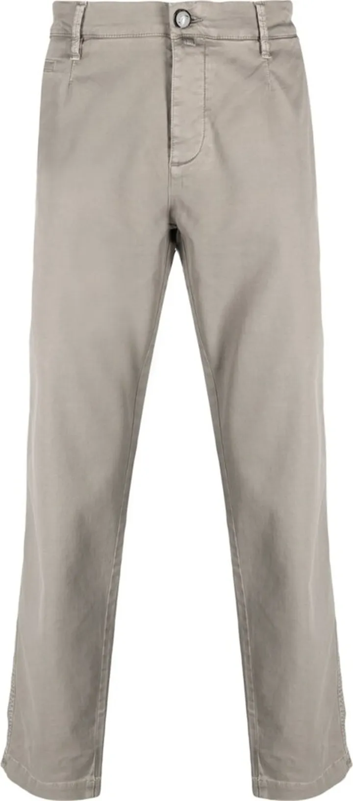 Logo-Patch Straight-Leg Trousers
