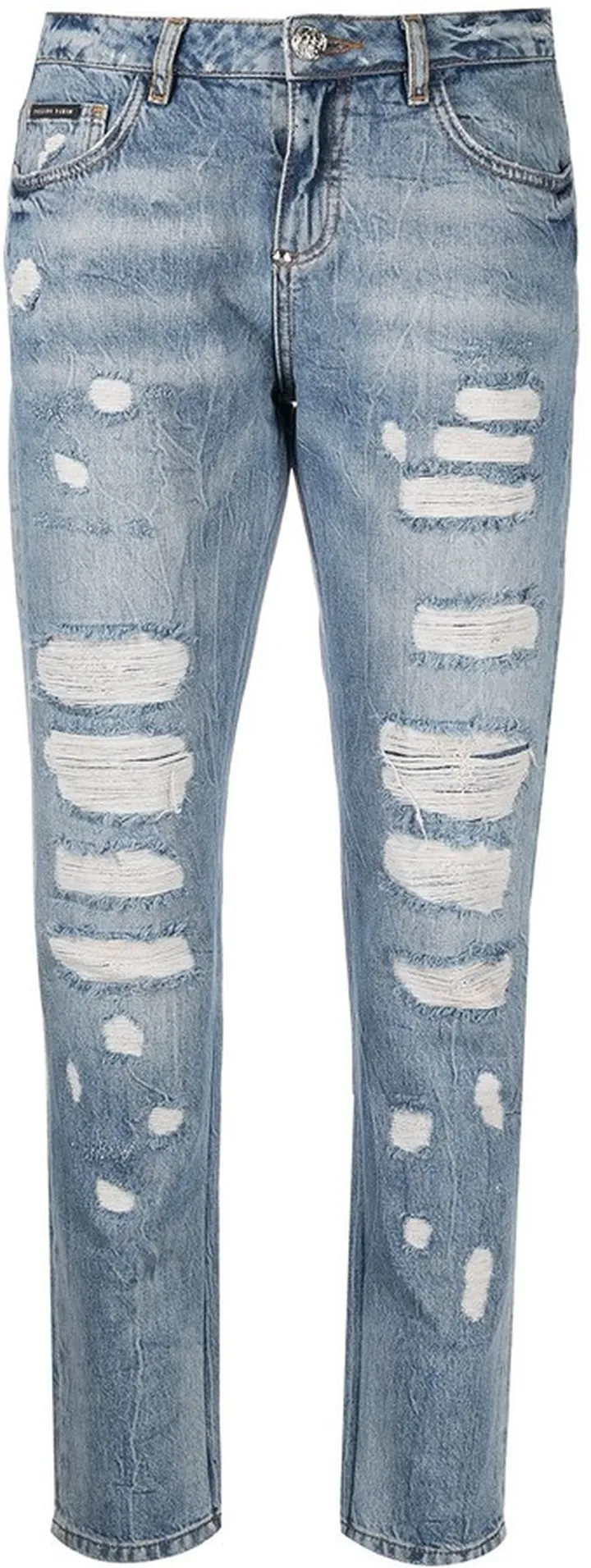 Distressed Boyfriend Jeans