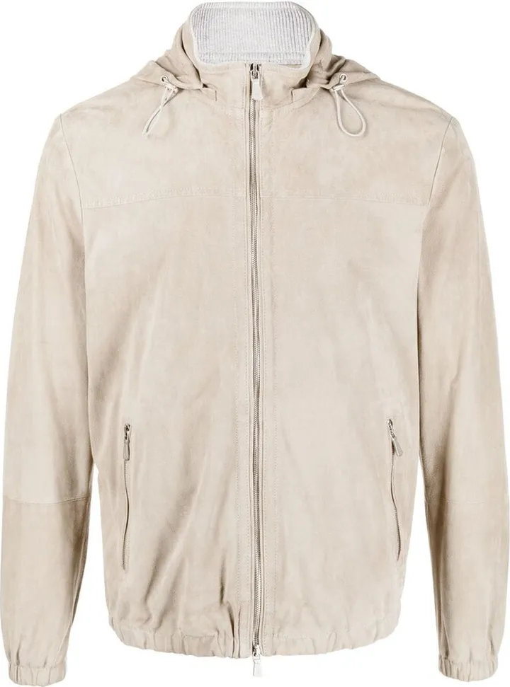Hooded Leather Jacket