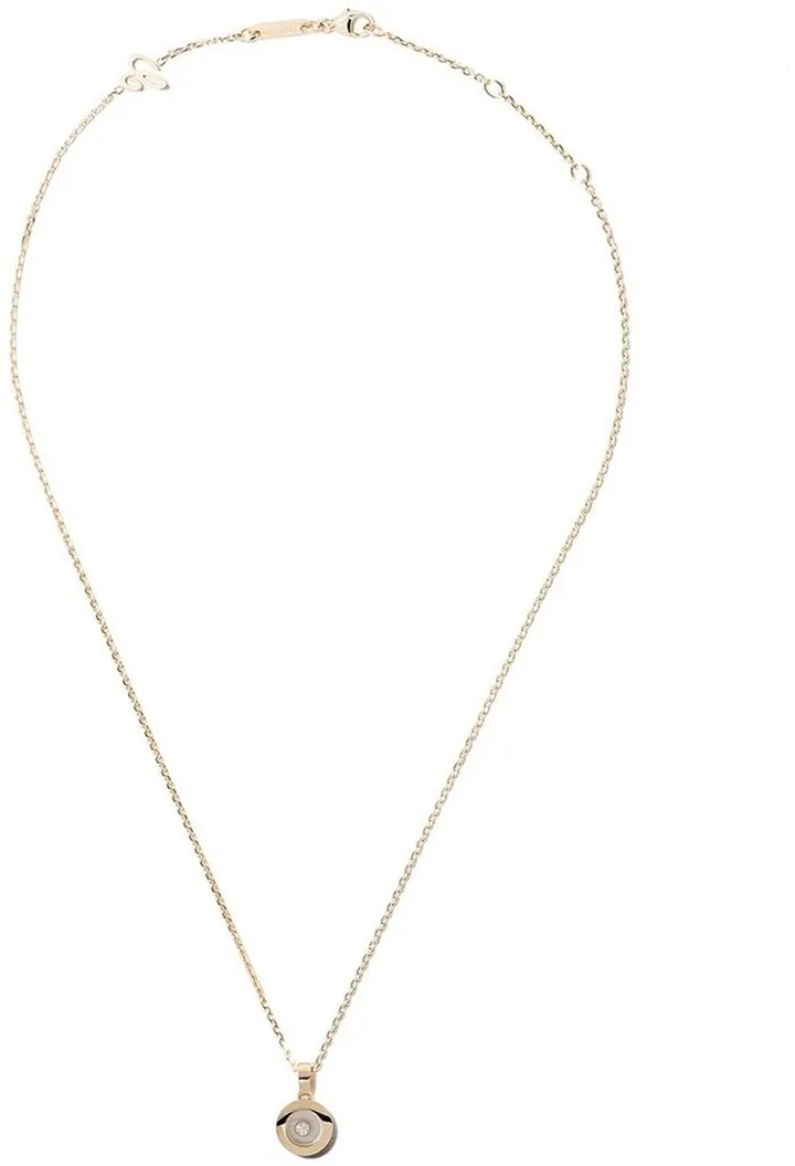 18kt yellow gold Happy Diamonds Icons pendant