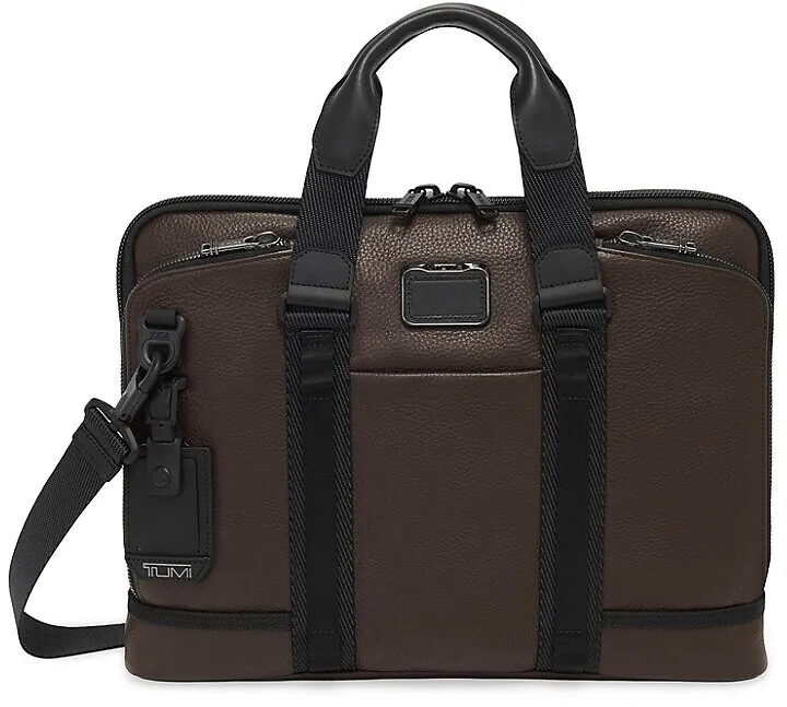 Alpha Bravo Academy Leather Briefcase