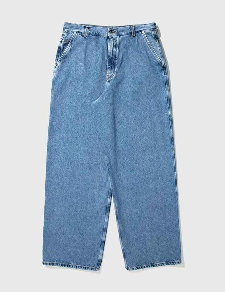 Wide leg Tapered Jeans