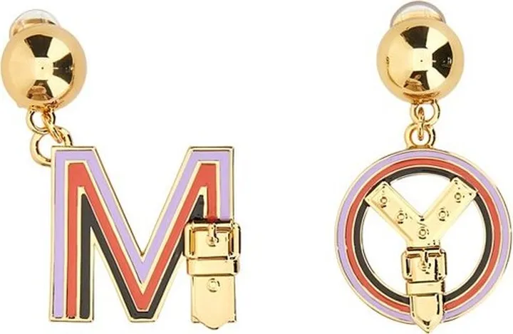Moschino Symbols Clip On Earrings