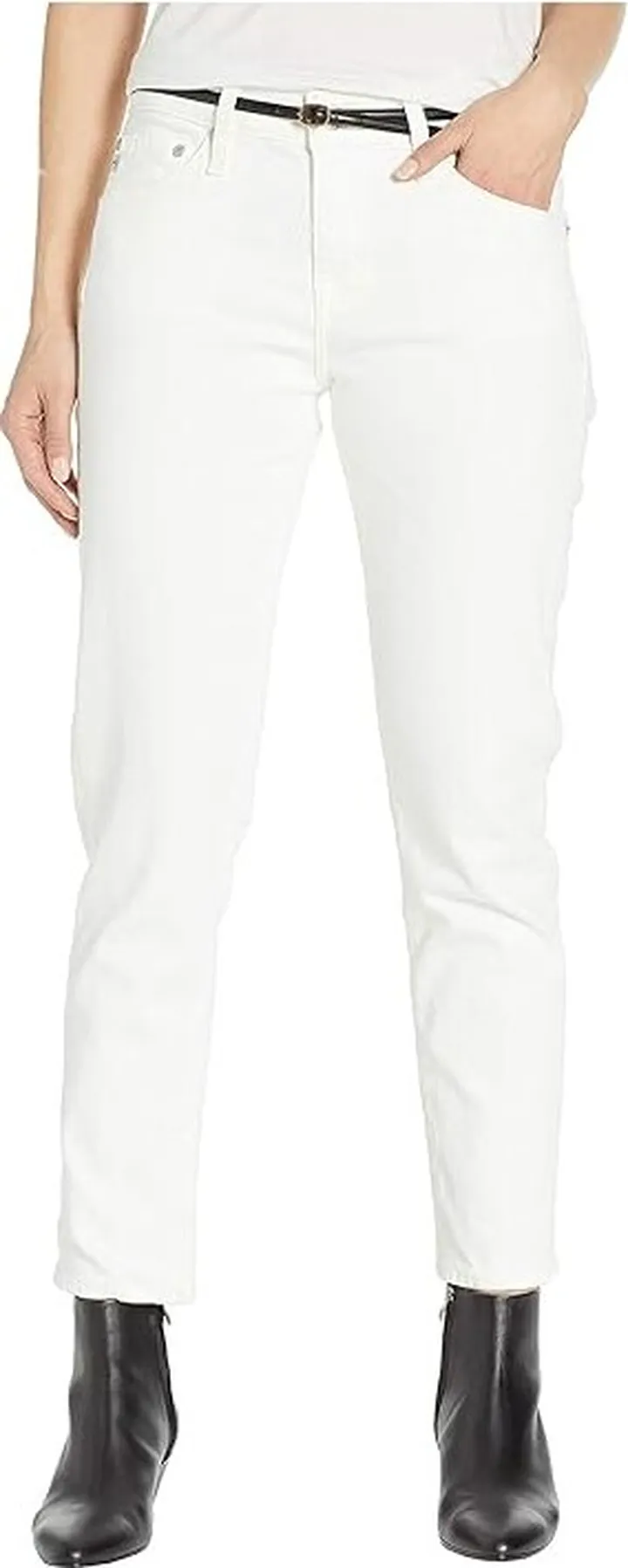 AG Adriano Goldschmied Ex Boyfriend Slim in 1 Year Tonal White (1 Year Tonal White) Women's Jeans
