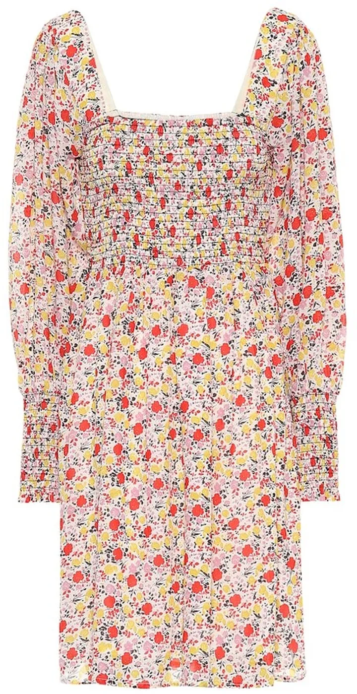 Floral georgette minidress