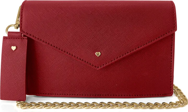 Johnny Loves Rosie - Red Ever Envelope Crossbody Bag