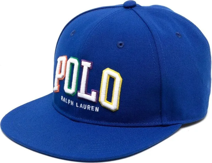 Logo-Embossed Flat Peak Cap