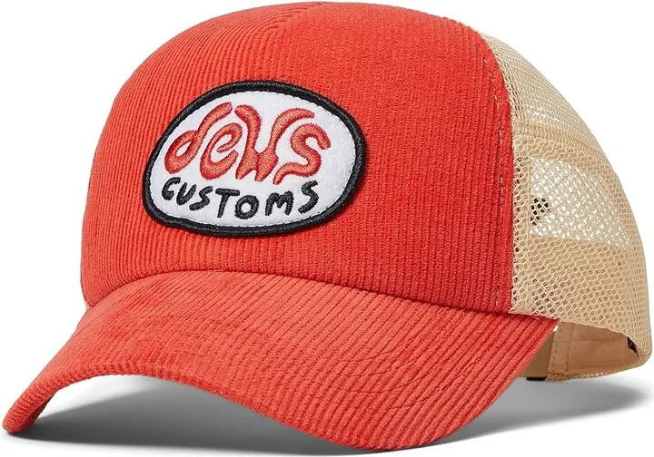 Deus Ex Machina Roger Cord Trucker (Paprika) Caps