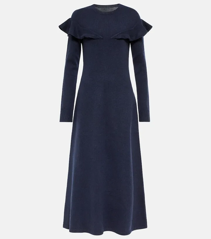 Cashmere midi dress