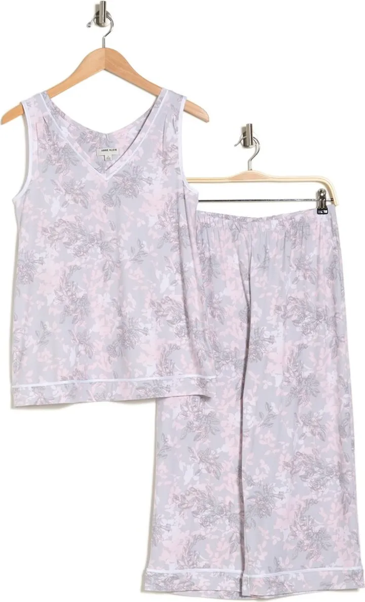 Sleeveless Capri Pajamas