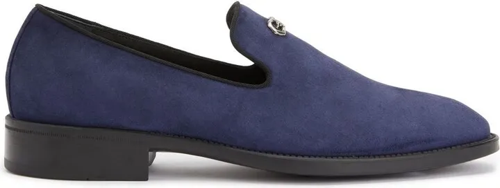 Imrham logo-plaque suede loafers