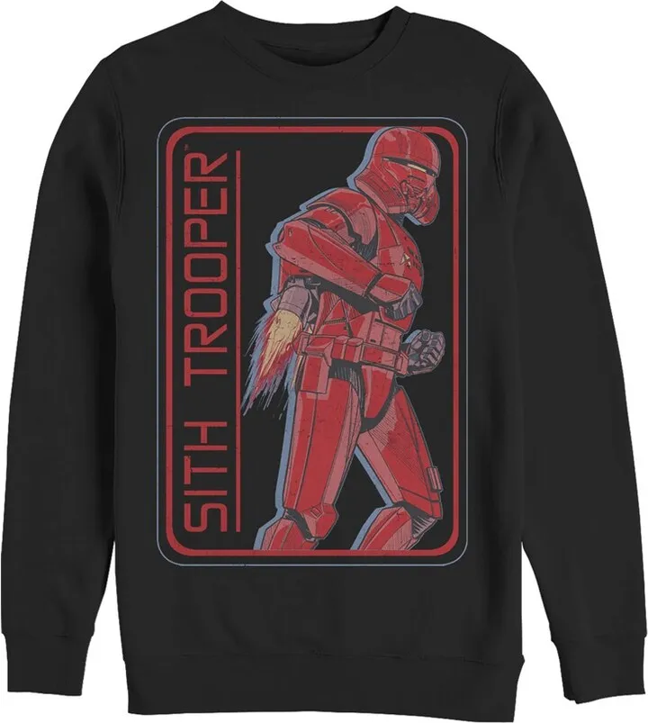 Men's Star Wars: The Rise of Skywalker Sith Trooper Rocket Sweatshirt - Black - 2X Large