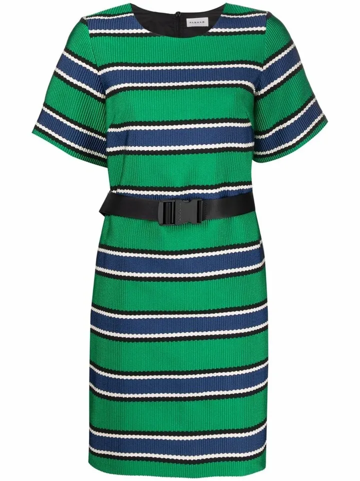 Plutone striped mini dress