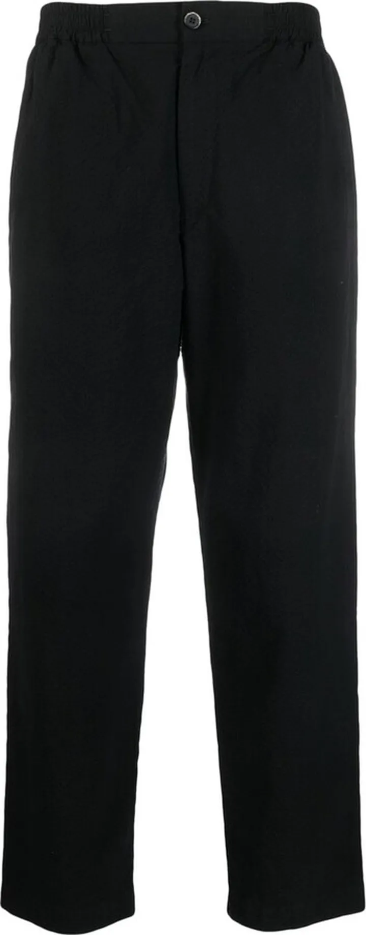Straight-Leg Cotton Trousers