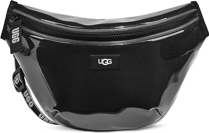 UGG Nasha Belt Bag Clear (Black) Handbags