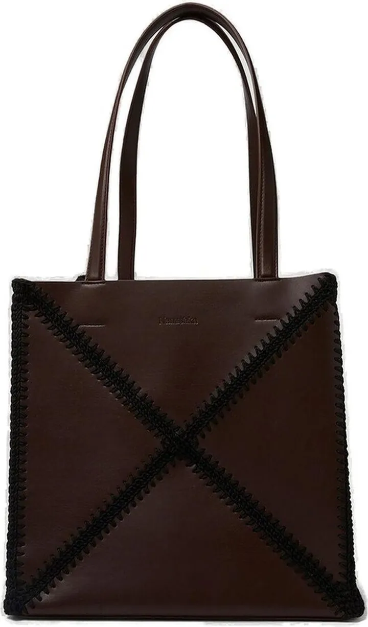 Nanushka Logo Debossed Tote Bag
