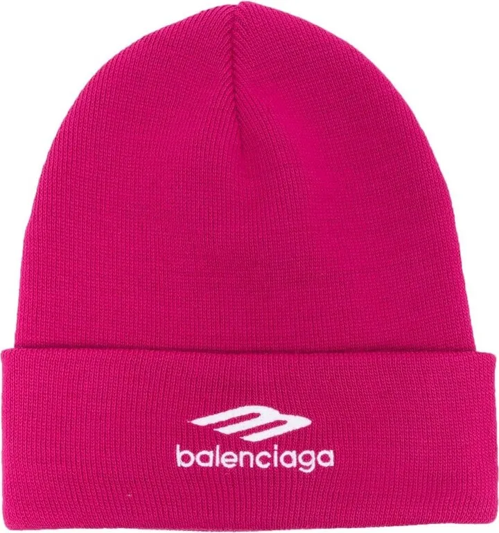 Logo-Embroidered Sports-Icon Beanie