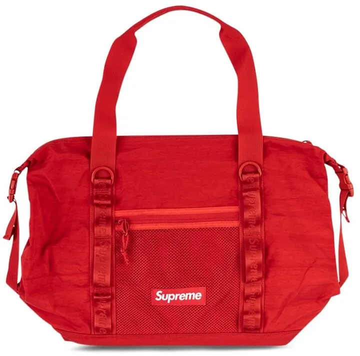 Logo Zip Holdall Tote