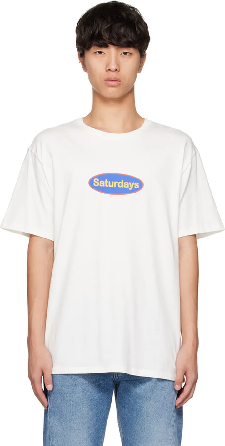 Saturdays NYC Off-White Patch T-Shirt