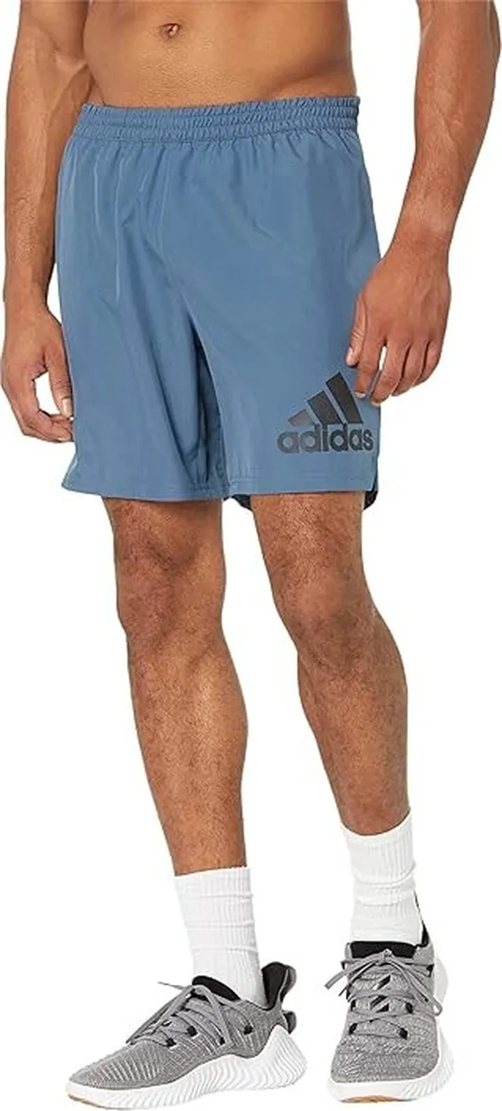adidas Run It 7 Shorts (Wonder Steel) Men's Clothing
