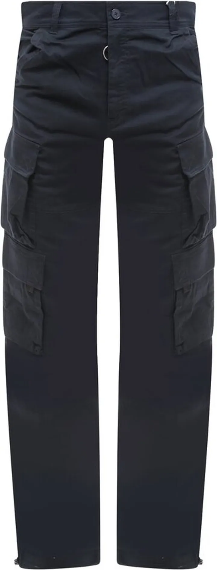 Martine Rose Straight Leg Logo Embroidered Cargo Trousers