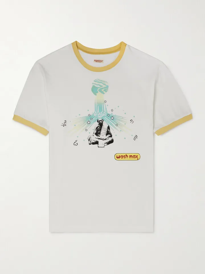 Printed Cotton-Jersey T-Shirt