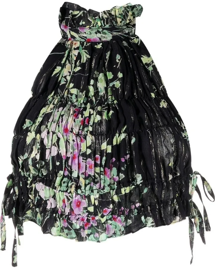 Pleated Halterneck Top