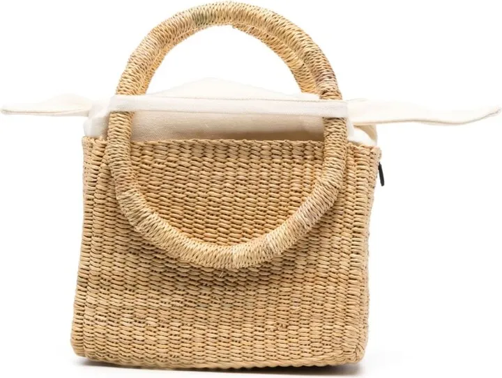 Interwoven-Design Tote Bag