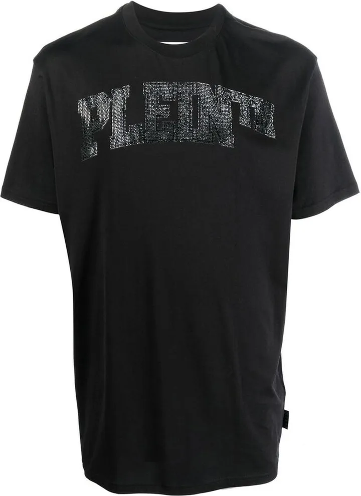 Philipp Plein Embellished Logo Crewneck T-Shirt