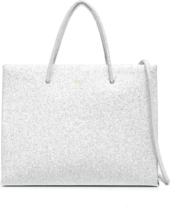 Glitter-Detail Tote Bag