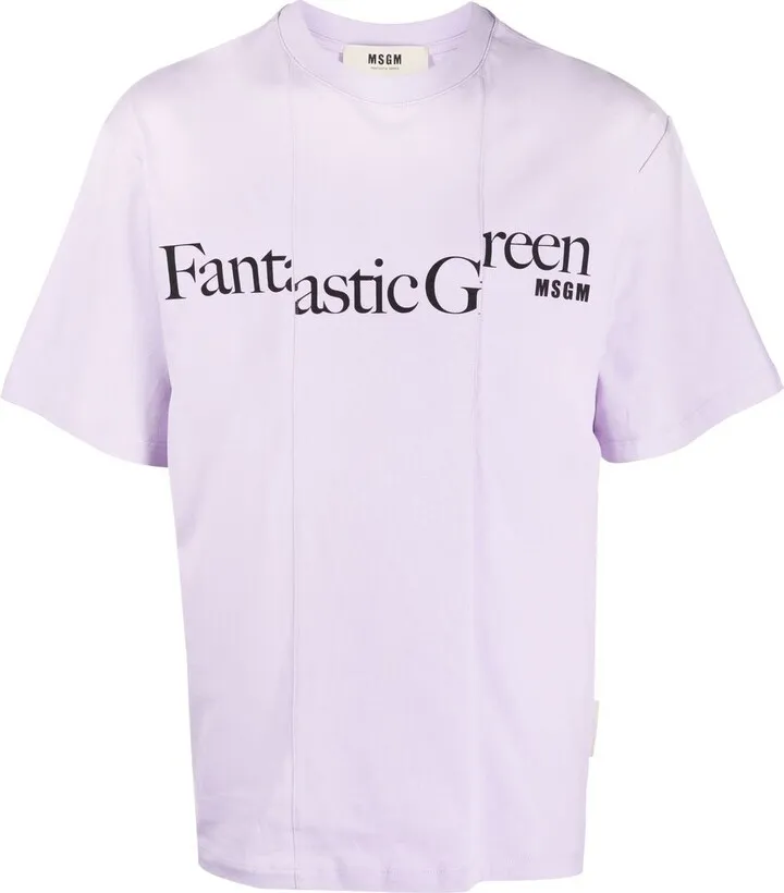 Fantastic Green asymmetric T-shirt