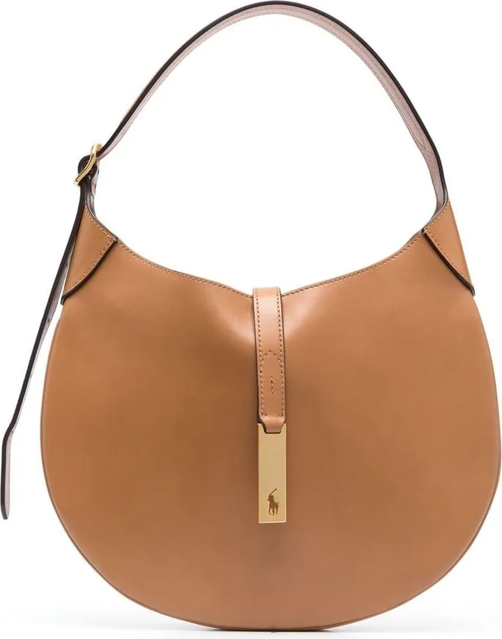 Medium Strap-Fastening Tote Bag