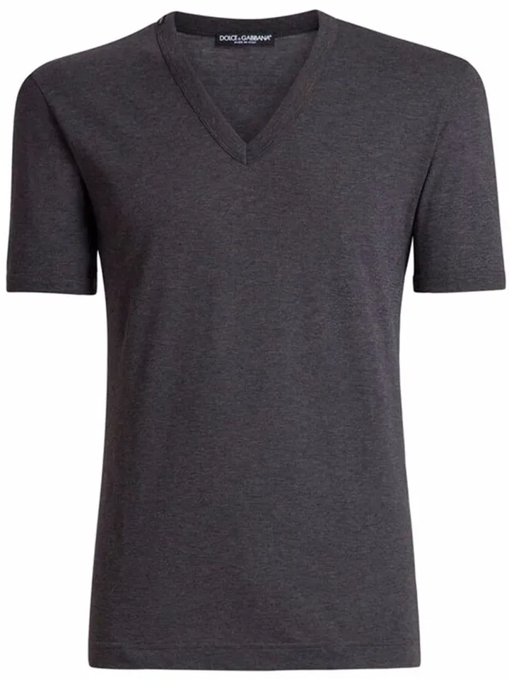 V-neck short-sleeved T-shirt