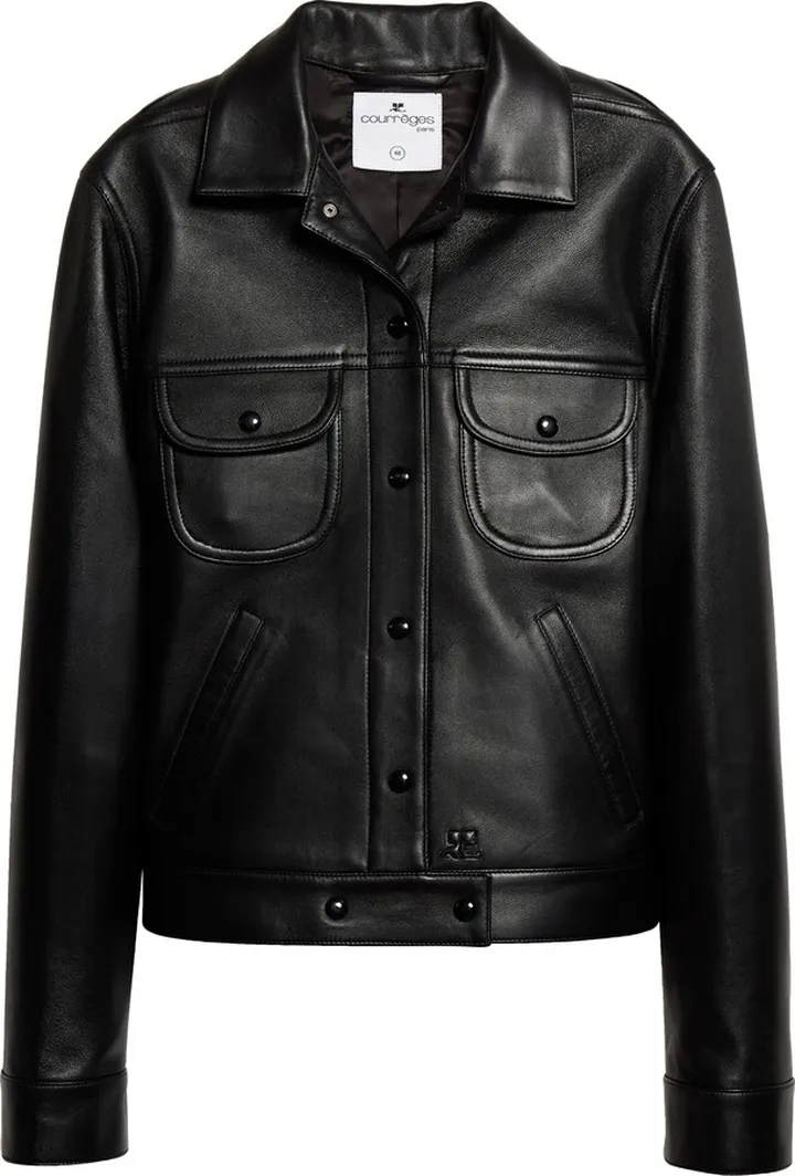 Lambskin Leather Trucker Jacket